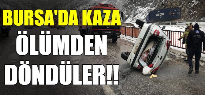 Bursa'da trafik kazası