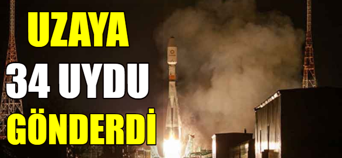 OneWeb 34 uydusunu uzaya gönderdi