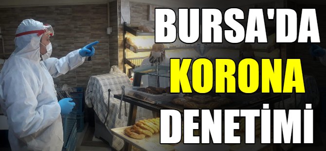 Bursa'da korona denetimleri