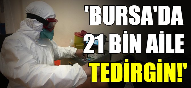 Bursa'da 21 bin aile tedirgin!