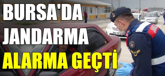 Jandarma alarma geçti!