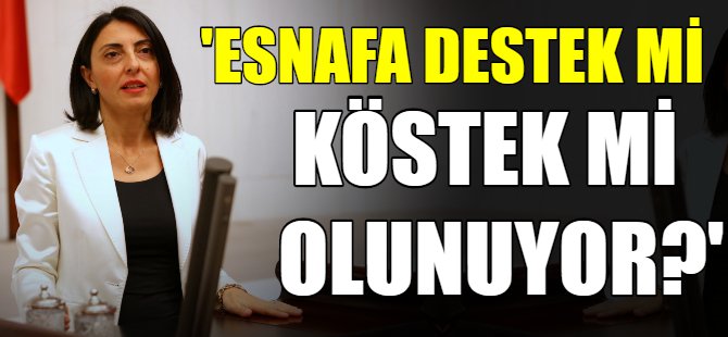Esnaf destek paketine tepki!