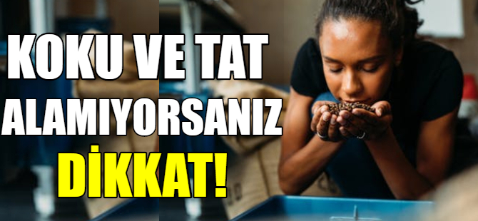 Koku ve tat alamıyorsanız dikkat!