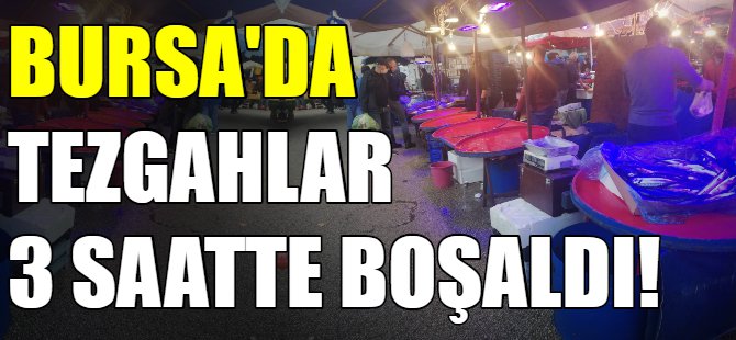 Bursalılar pazara koştu