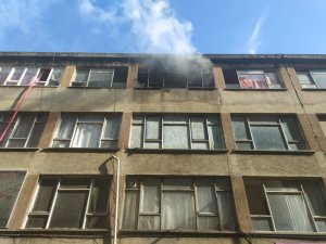 Bursa'daki işhanında yangın