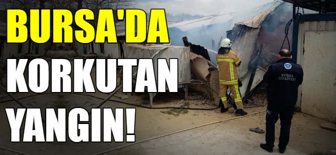 Yemekhanede yangın korkuttu!