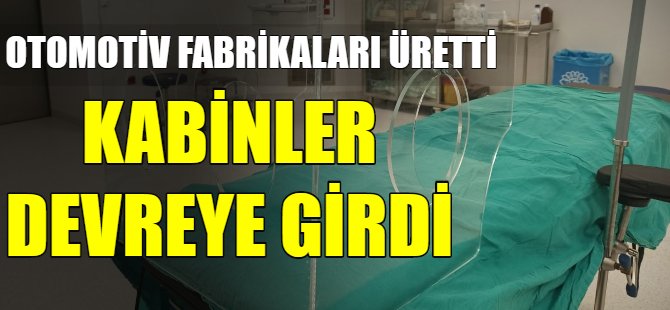 O kabinler kullanılmaya başlandı