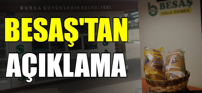 Son dakika...BESAŞ'tan açıklama