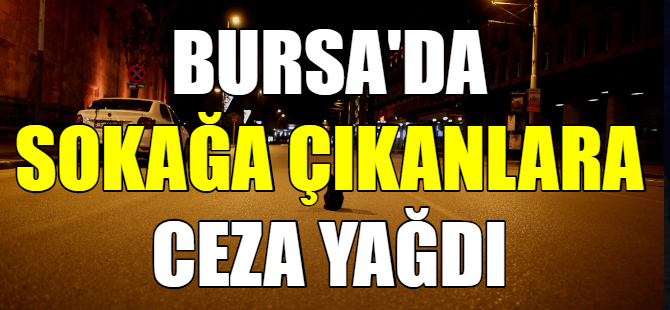 Bursa'da 2.8 milyon liralık ceza