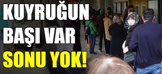 Bursa'da kuyruğun sonu gelmedi!
