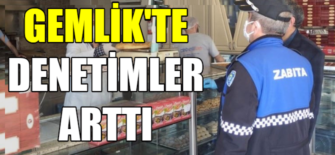Gemlik'te fırınlar denetlendi