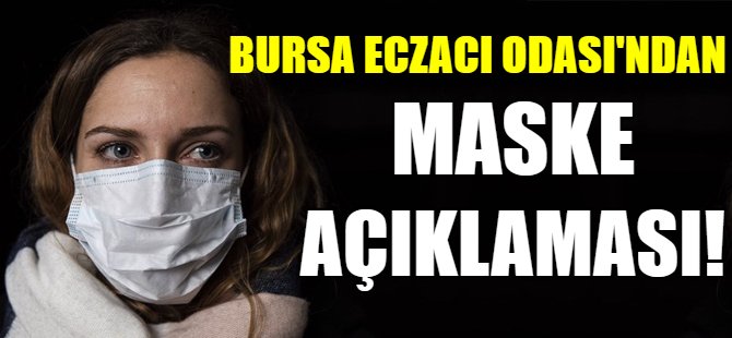 Bursa'da kimler maske alabilecek?