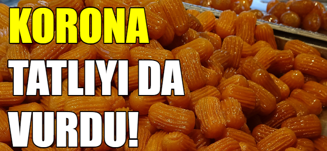 Bursa'da tatlı satışları düştü