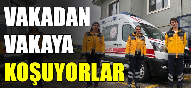112 ekipleri vakadan vakaya koşuyor