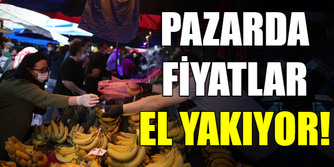 Bursa'da pazar ateş pahası