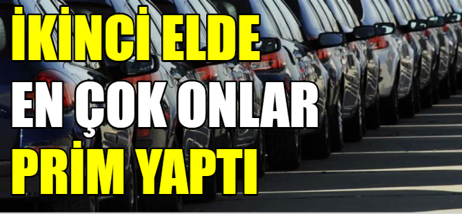 İkinci elde fiyatı en çok satan araçlar