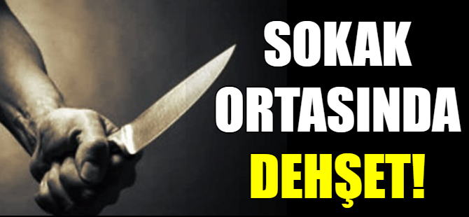 Sokak ortasında dehşet!