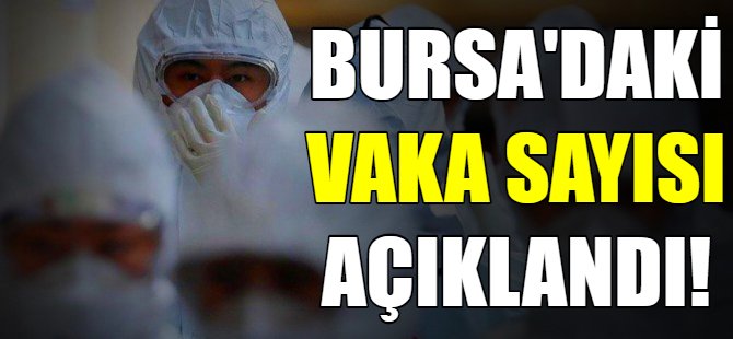 Bursa'nın korona bilançosu belli oldu