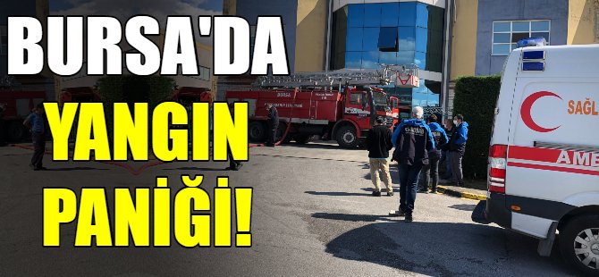 Bursa'da yangın paniği!
