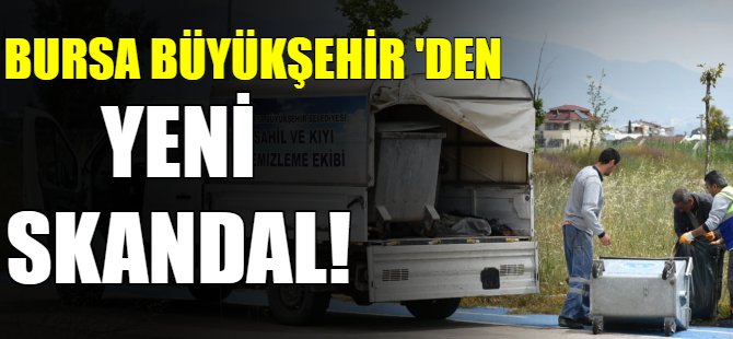 Belediye ekipleri çöpleri sahile döktü!