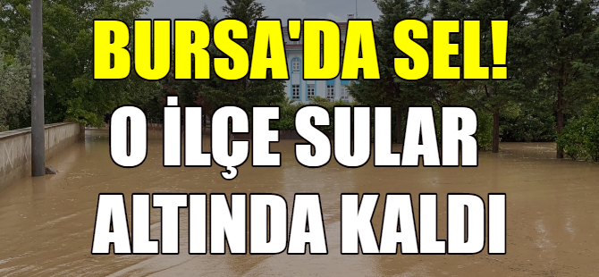 Bursa'da sel!