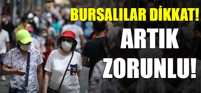 Bursa Valiliği'nden maske açıklaması!