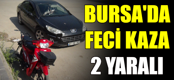 Bursa'da kaza: 2 yaralı
