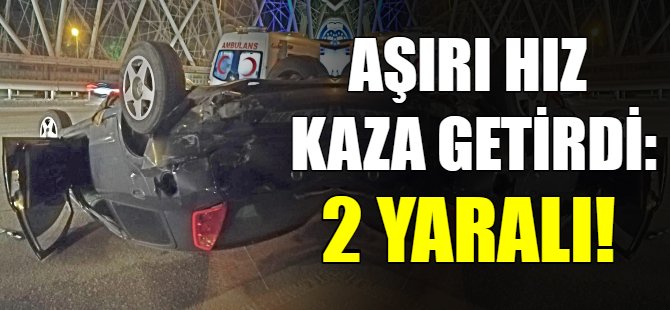 Bursa'da kaza: 2 yaralı!