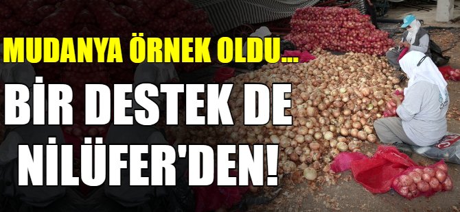Nilüfer Belediyesi'nden üreticiye destek