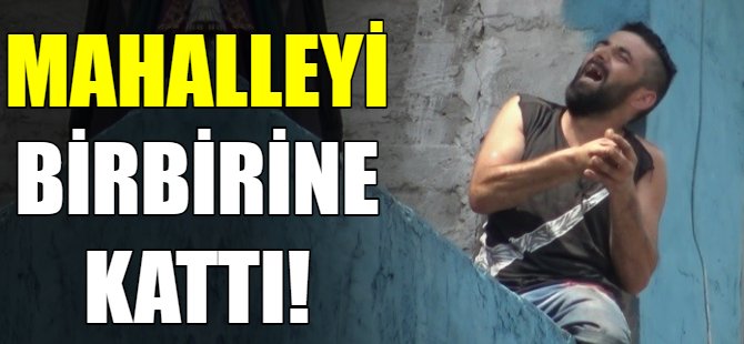 Mahalleyi birbirine kattı!