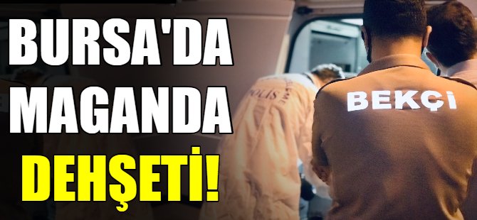 Bursa'da maganda dehşeti!