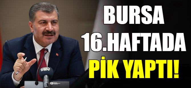 Bursa 16.haftada pik yaptı