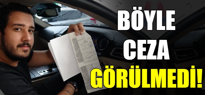 Böyle ceza görülmedi!