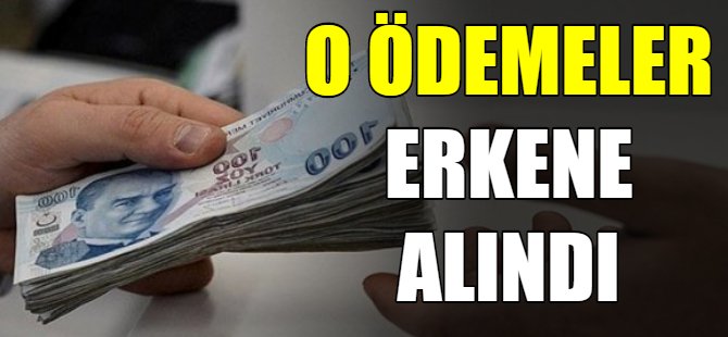 Kısa çalışma ödemeleri öne alındı!