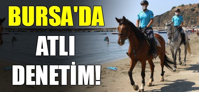 Bursa'da atlı denetim!