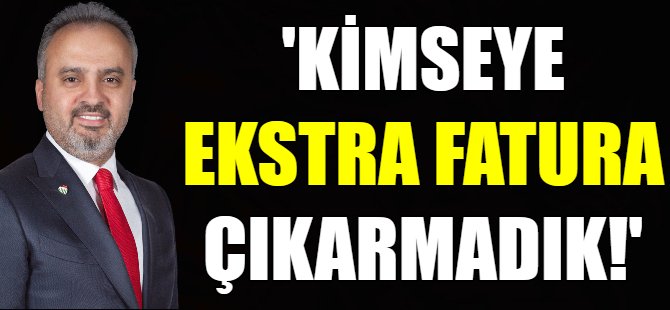 Alinur Aktaş'tan fatura savunması!