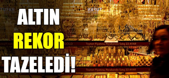 Altında tarihi rekor!