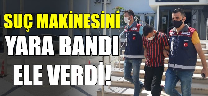 Suç makinesi böyle yakalandı!
