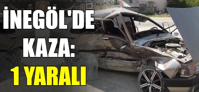 İnegöl'de kaza: 1 yaralı