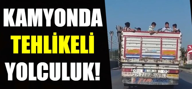 Bursa'da tehlikeli yolculuk