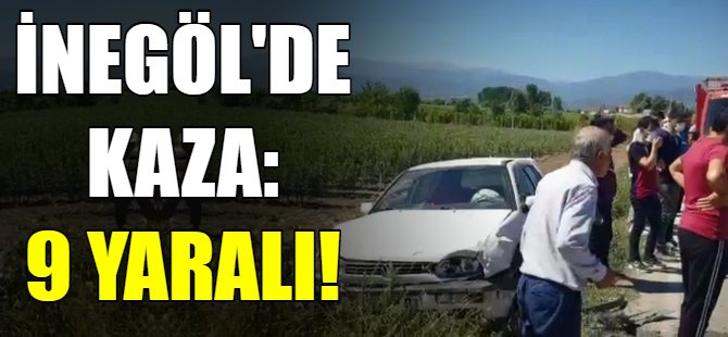 Bursa'da kaza: 9 yaralı!