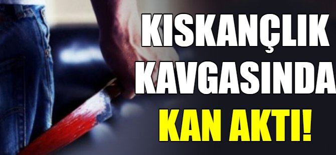 Kıskançlık kavgasında kan aktı!