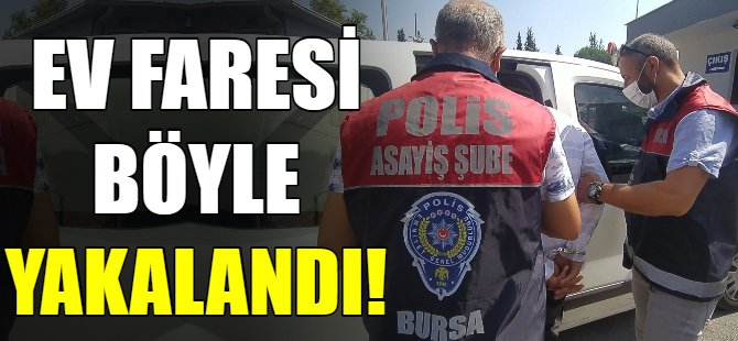 Ev faresi kaçamadı!