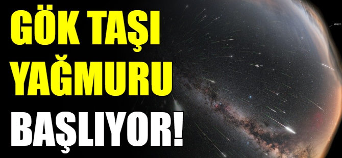 Gök taşı yağmuru başlıyor