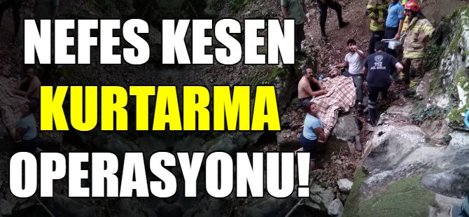 Nefes kesen kurtarma operasyonu!