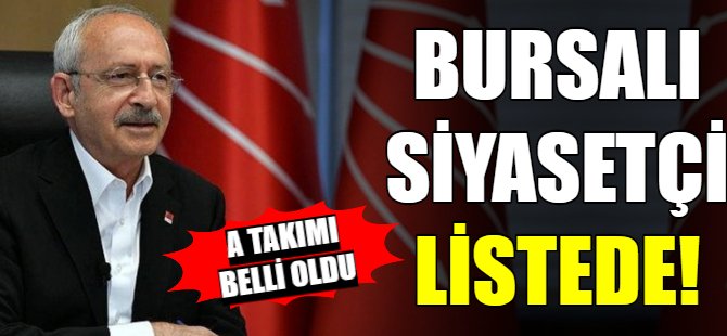 CHP'nin A takımı belli oldu!