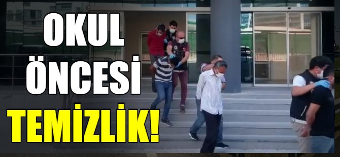 Bursa'da okul öncesi temizlik!"