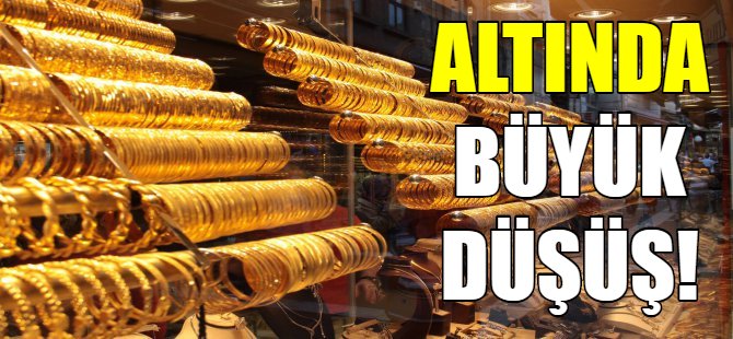 Altında büyük düşüş!