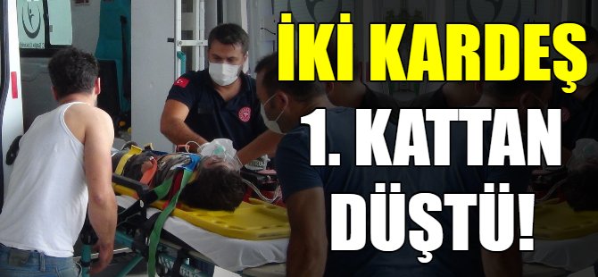 İki kardeş iş yerinden düştü!