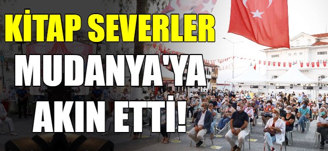 Kitap severler Mudanya'ya akın etti
